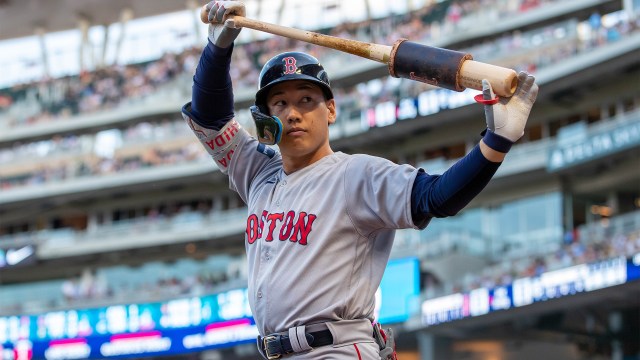 Boston Red Sox outfielder Masataka Yoshida