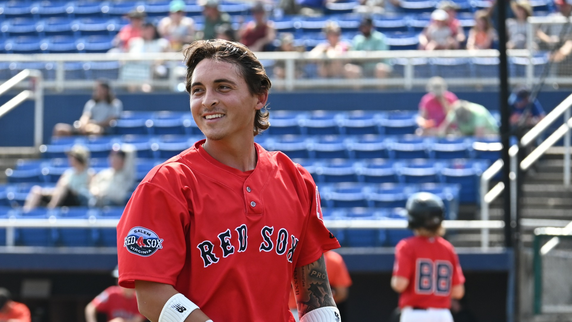 Boston Red Sox infielder Mikey Romero