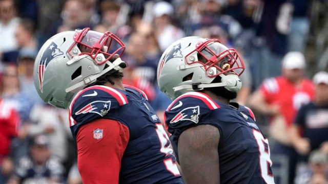 New England Patriots linebackers Matthew Judon and Ja’Whaun Bentley