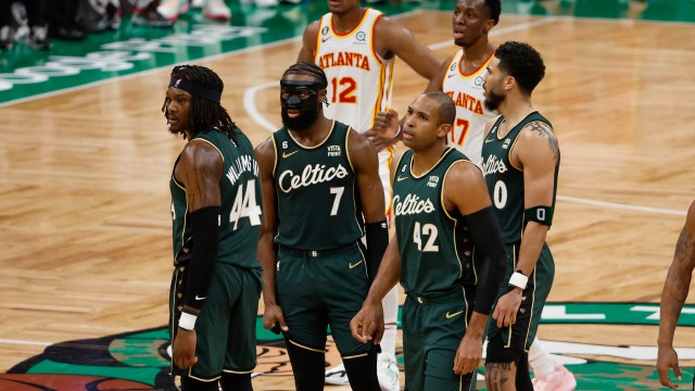Boston Celtics starters Robert Williams III, Jaylen Brown, Al Horford and Jayson Tatum