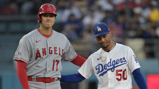 Los Angeles Angels star Shohei Ohtani and Los Angeles Dodgers outfielder Mookie Betts