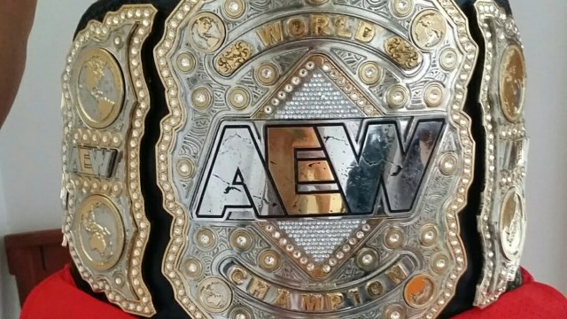 AEW championship belt