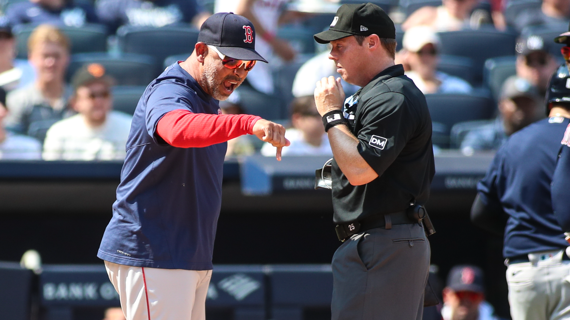 Alex Cora ejected from Red Sox-Yankees finale after arguing a