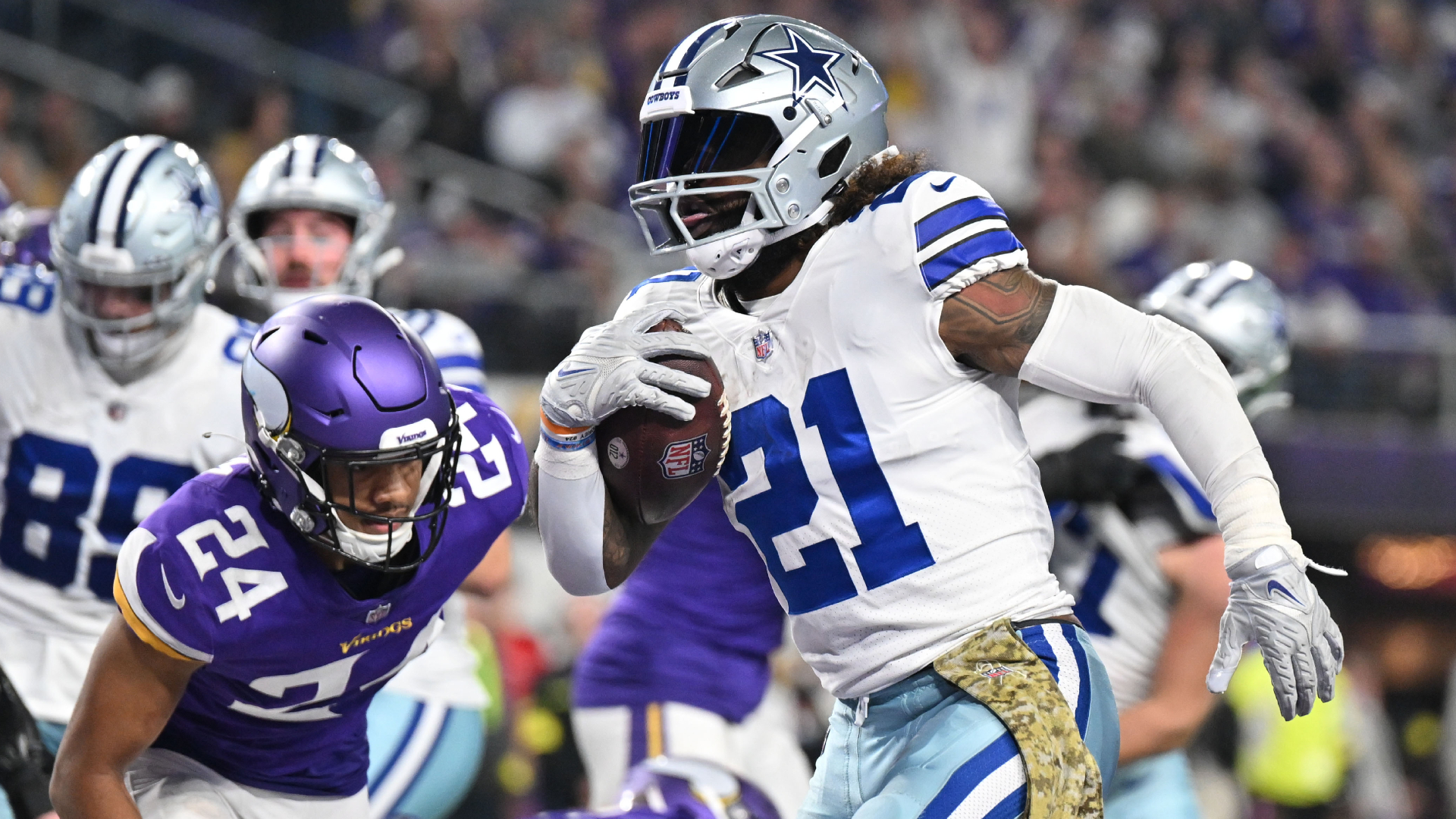 Cowboys' Ezekiel Elliott raised salaries for other running backs, including  Vikings' Dalvin Cook