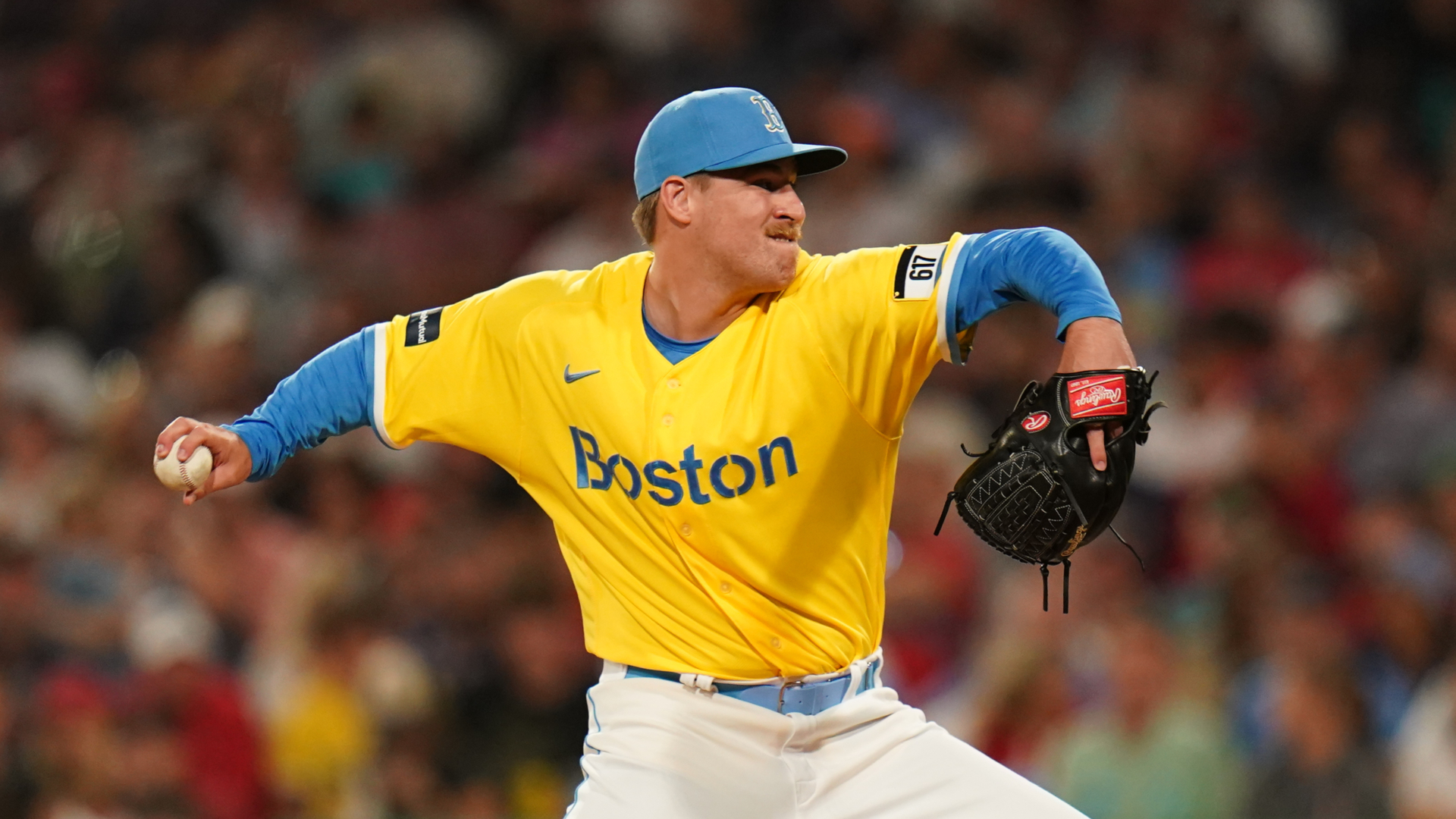 Red' Sox to don yellow and blue uniforms this month