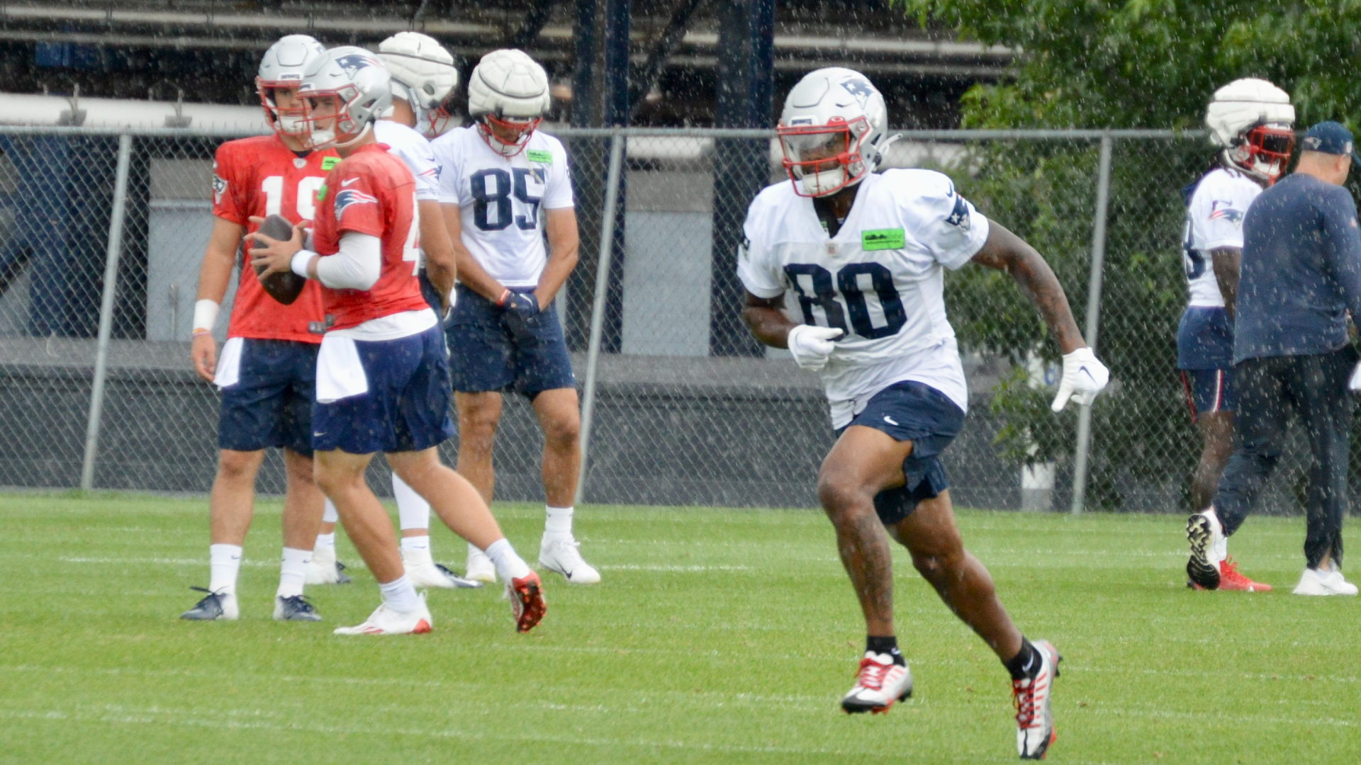 Patriots reveal real jersey numbers for rookies, including Cole