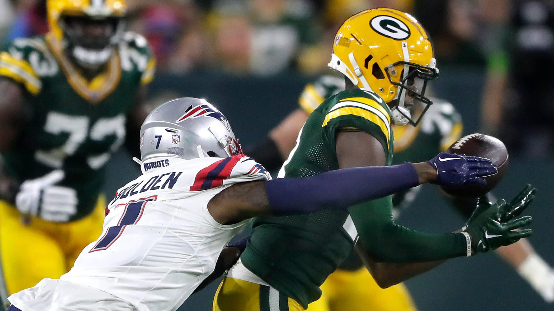 Best photos from Packers-Patriots pregame warmups