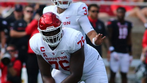 Houston offensive tackle Patrick Paul