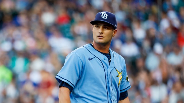 Tampa Bay Rays starting pitcher Shane McClanahan