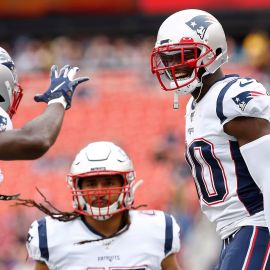Former New England Patriots defensive backs Devin McCourty and Jason McCourty