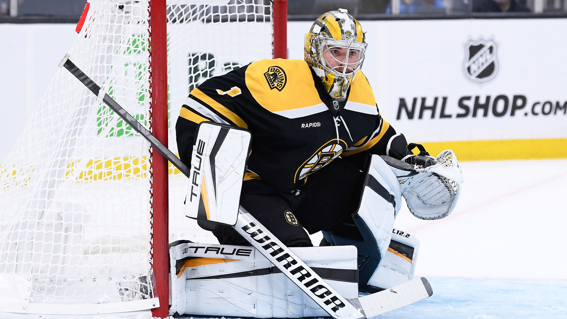 Bruins netminder Jeremy Swayman receives 'star' honors from NHL
