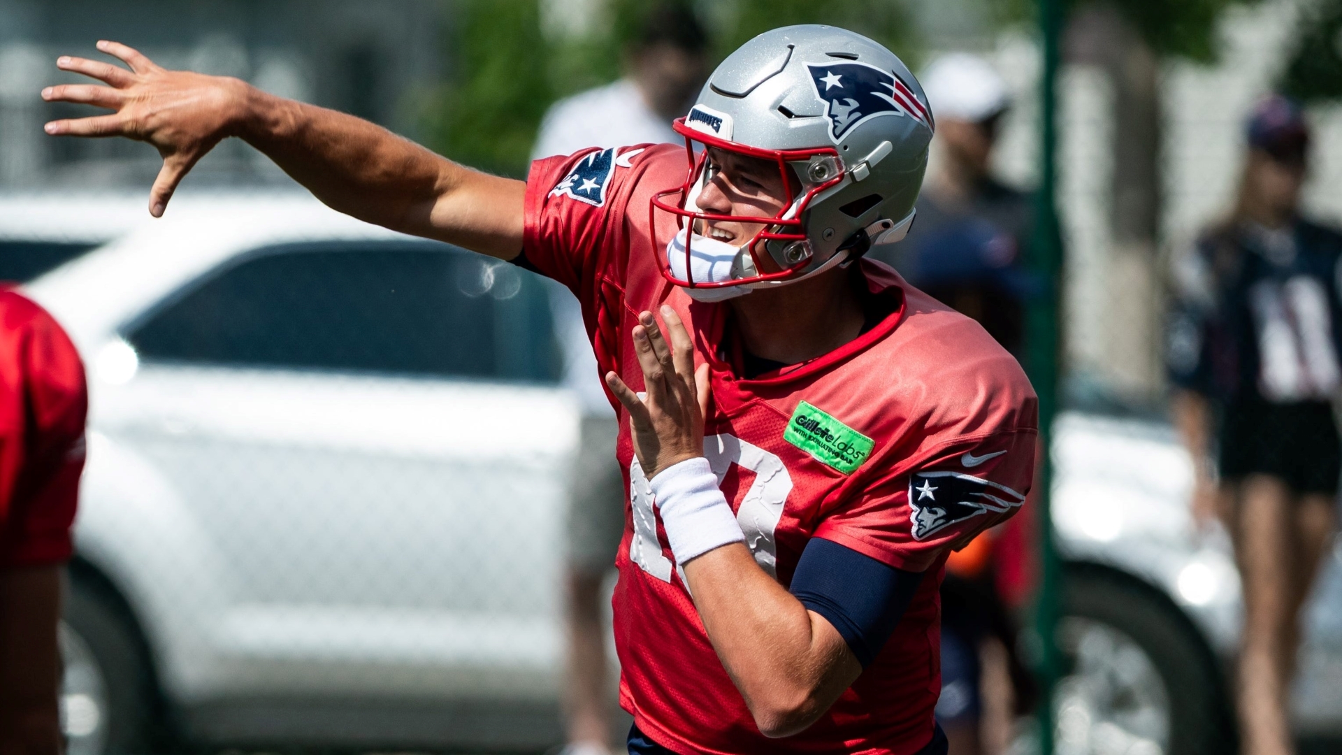 DeVante Parker opens Day 1 of training camp with a bang, another