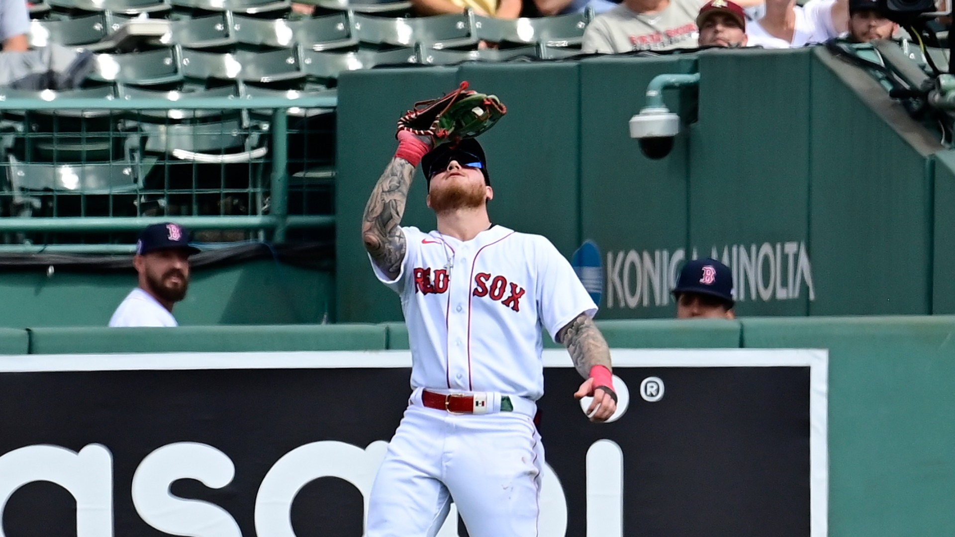 Red Sox's Alex Verdugo Explains Viral On-Field Meeting With Chaim Bloom