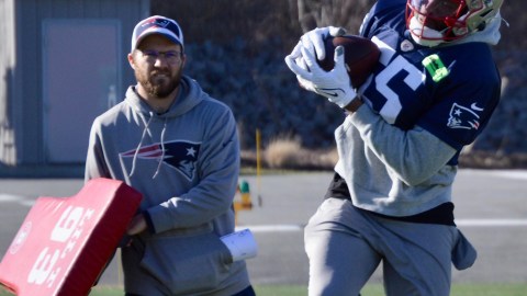 New England Patriots safeties coach Brian Belichick