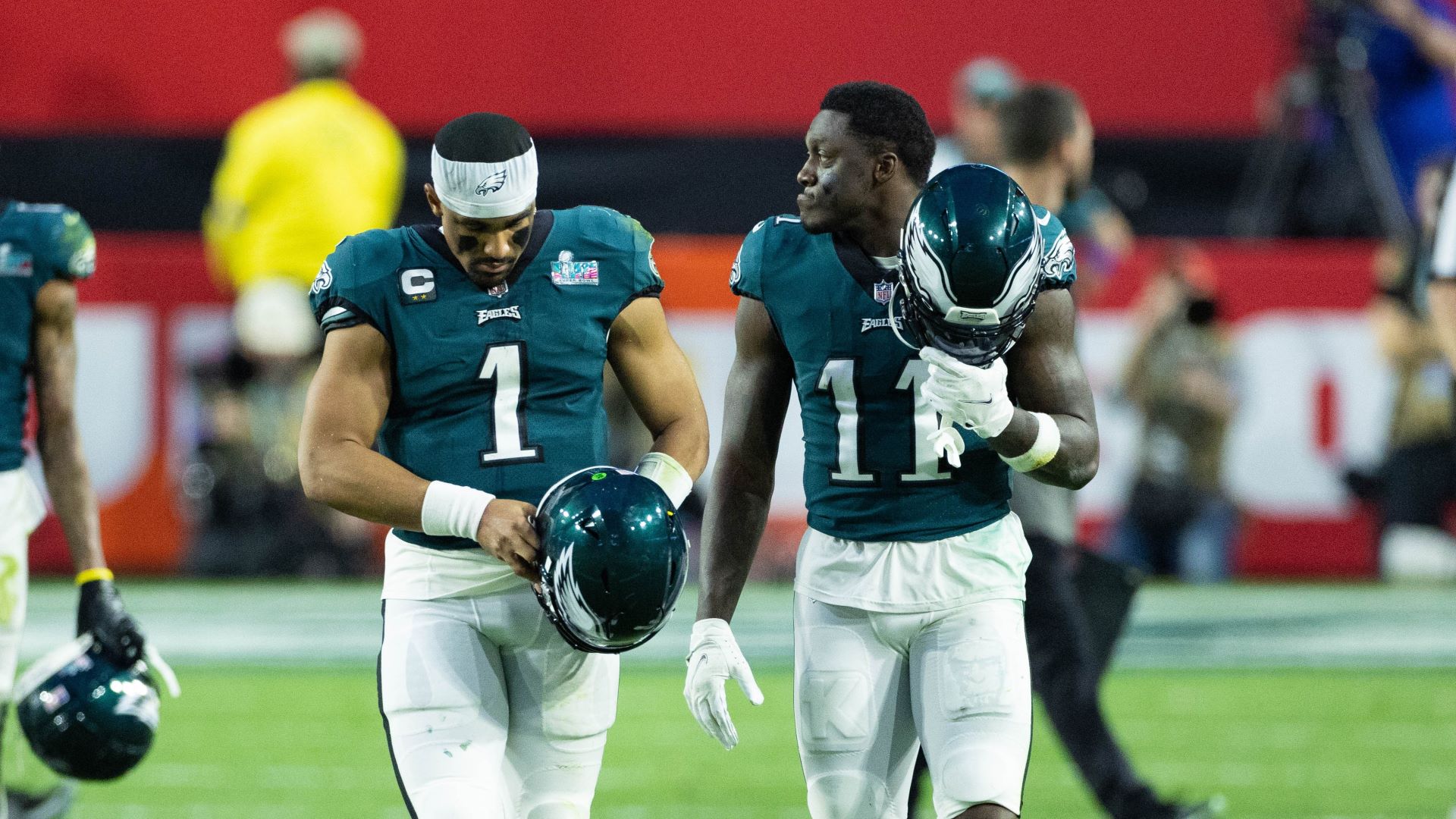 Philadelphia Eagles beat Commanders in OT behind Jalen Hurts and A.J. Brown