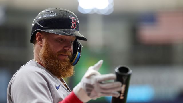 Boston Red Sox designated hitter Justin Turner
