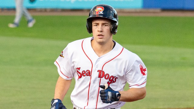 Boston Red Sox prospect Kyle Teel at Double-A Portland