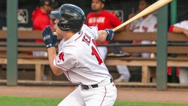 Boston Red Sox catcher Kyle Teel at Double-A Portland