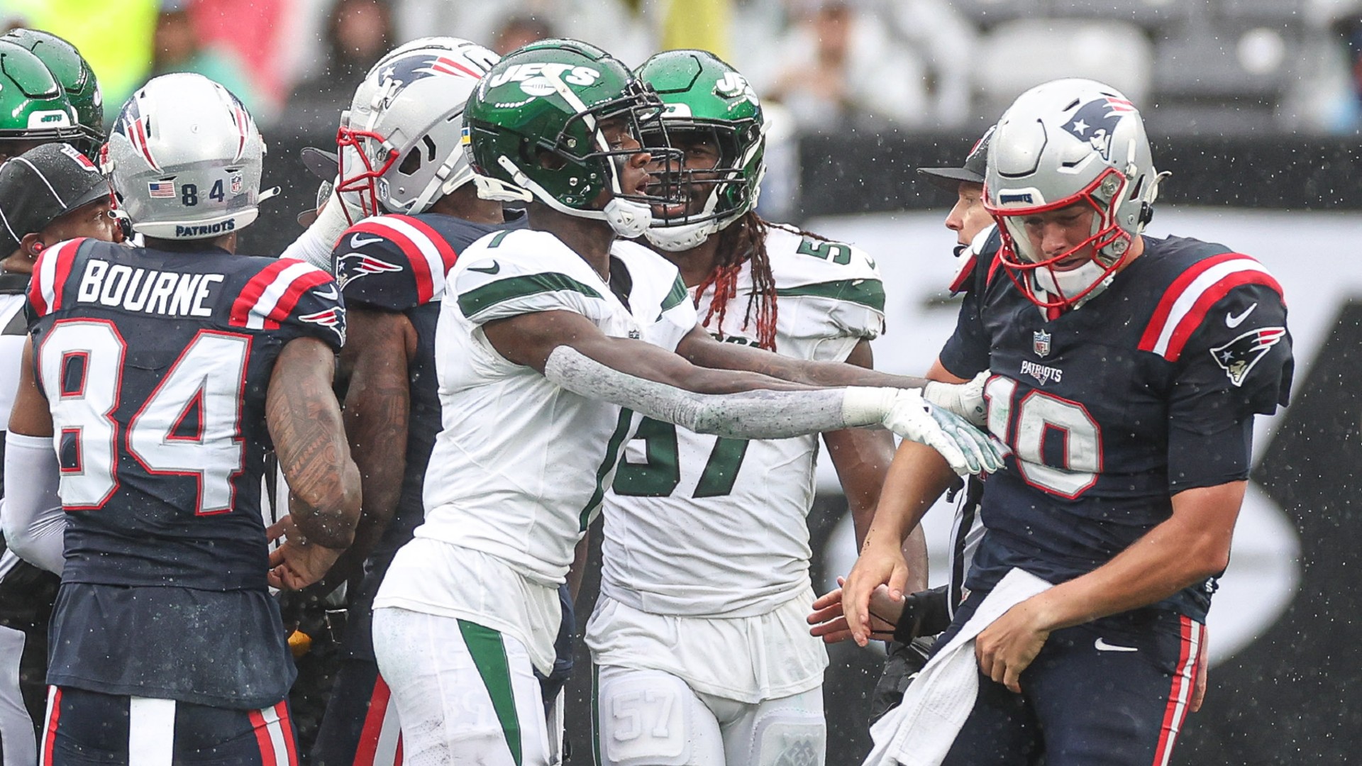 NFL Won't Fine Patriots' Mac Jones for Cheap Shot on Jets' Sauce Gardner