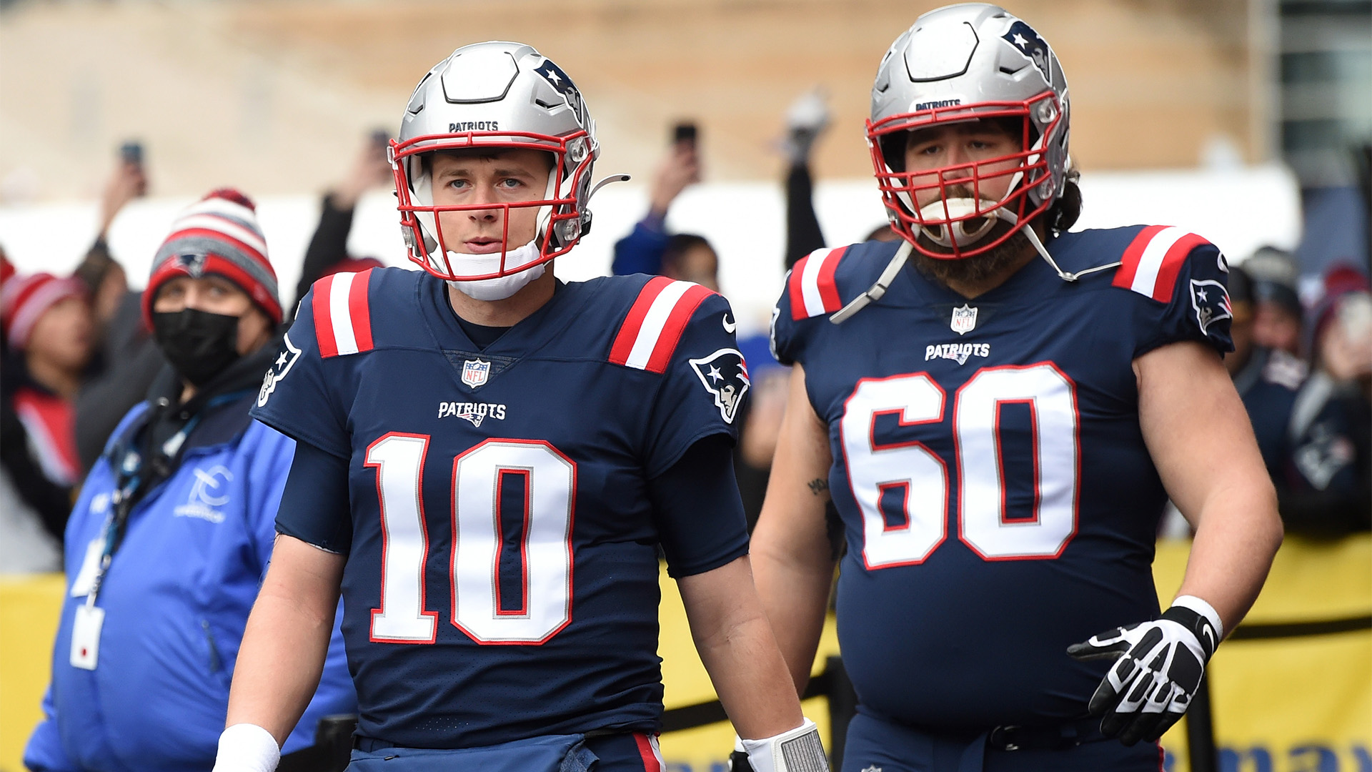 Patriots C David Andrews seeing growth in third-year QB Mac Jones