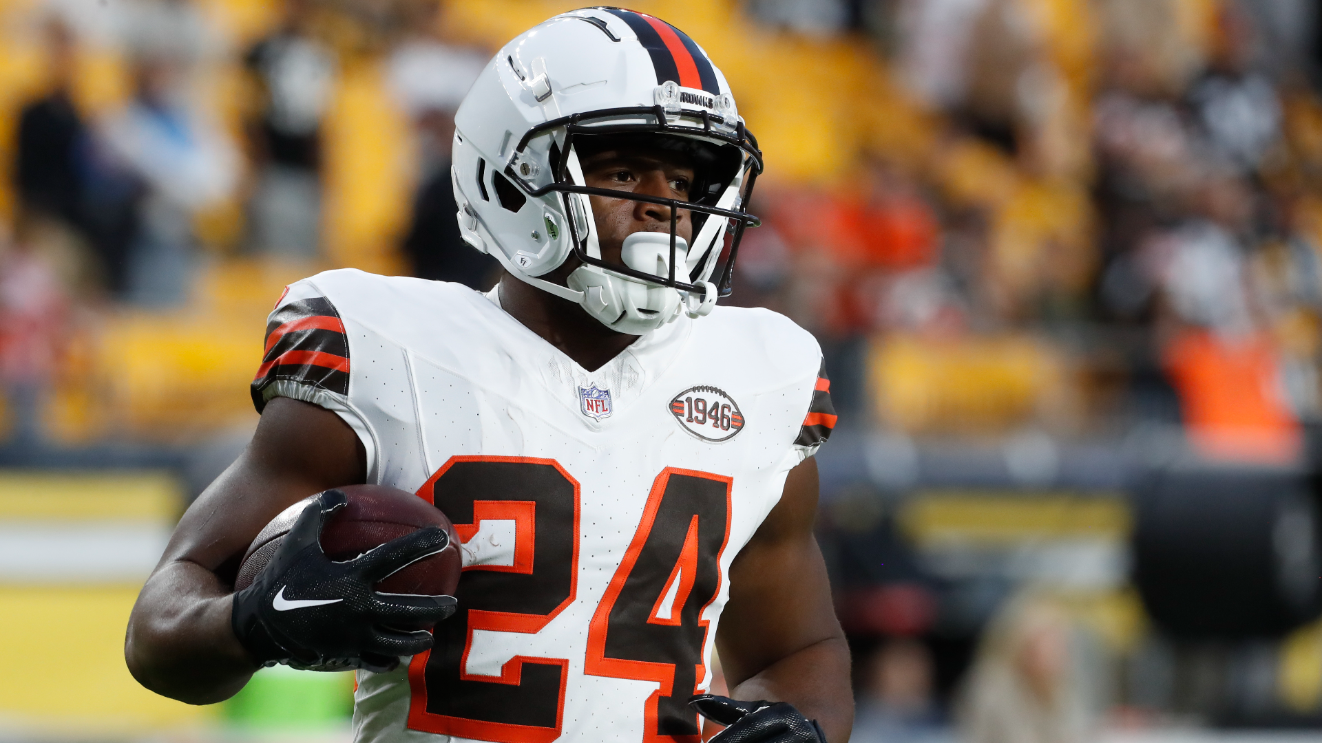 Cleveland Browns Running Back Nick Chubb Appears To Be a Fan Of The New  Jerseys - Sports Illustrated Cleveland Browns News, Analysis and More