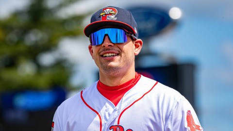 Boston Red Sox infielder Nick Yorke at Double-A Portland