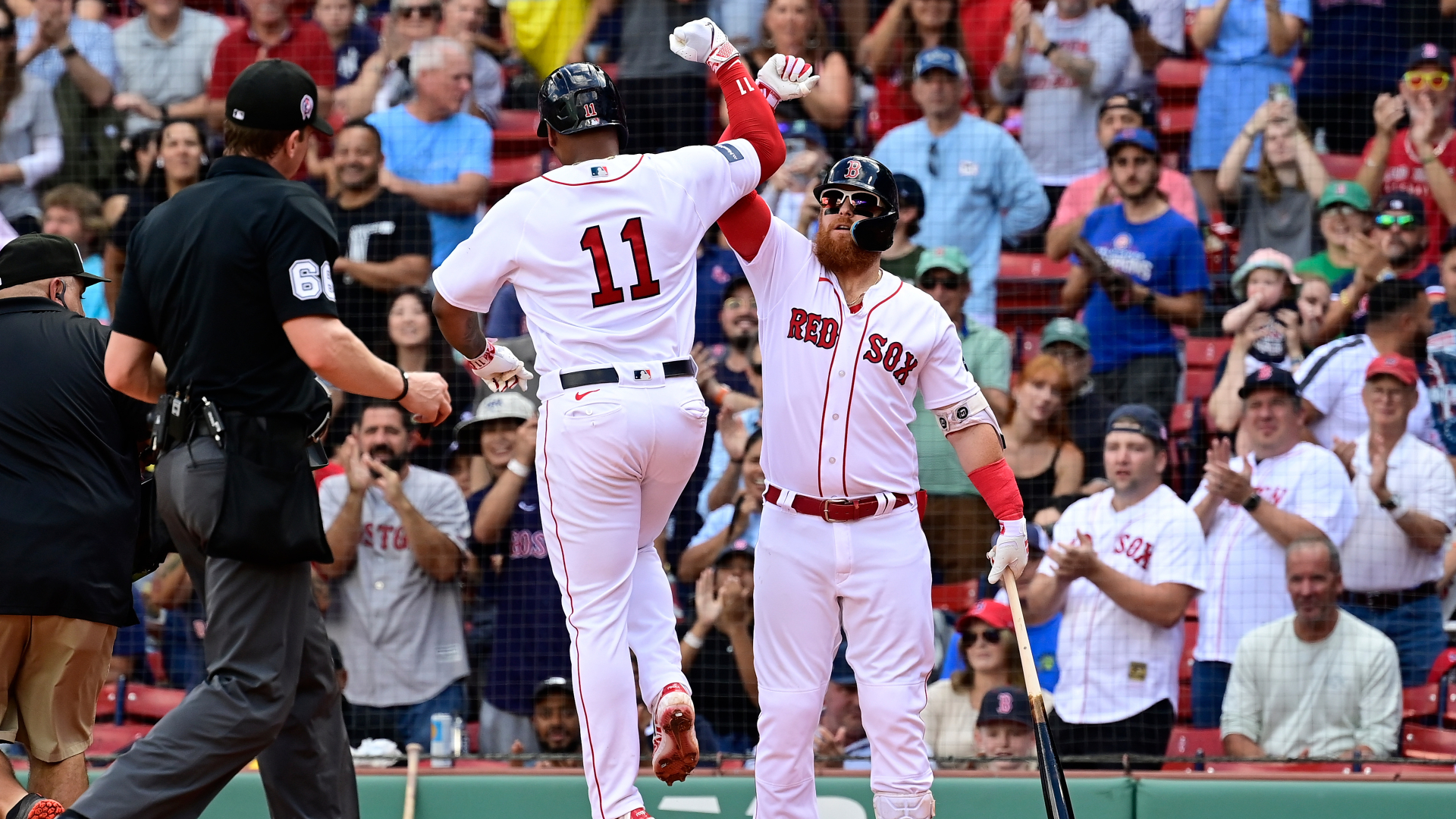 BALTIMORE, MD - SEPTEMBER 09: Boston Red Sox catcher Connor Wong (74) warms  up prior to the Boston Red Sox game versus the Baltimore Orioles on  September 9, 2022 at Orioles Park