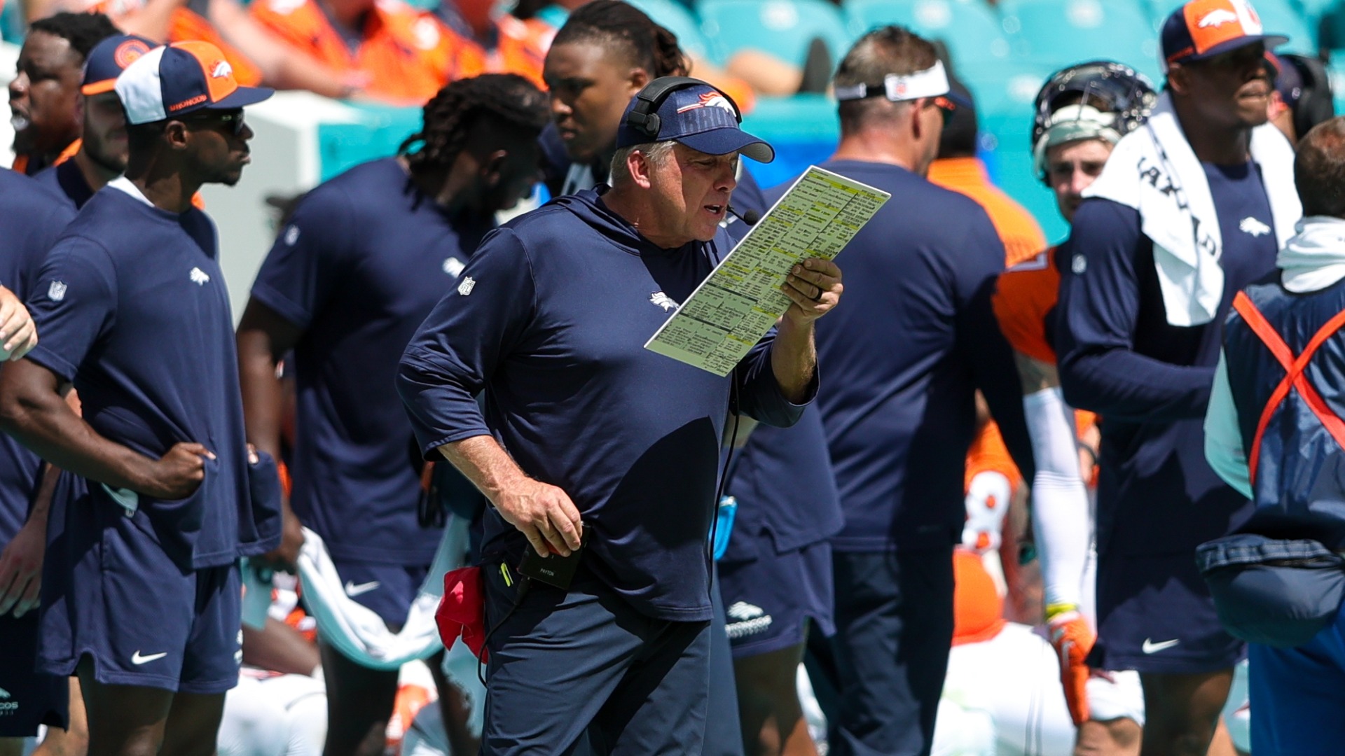 Sean Payton's Broncos fall apart in 'embarassing' 70-20 loss at Miami