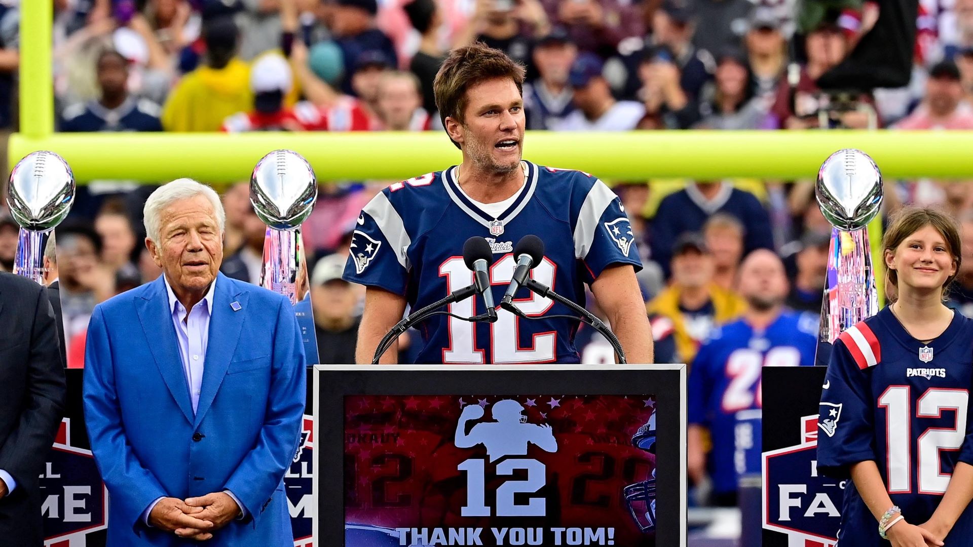 Retired New England Patriots quarterback Tom Brady