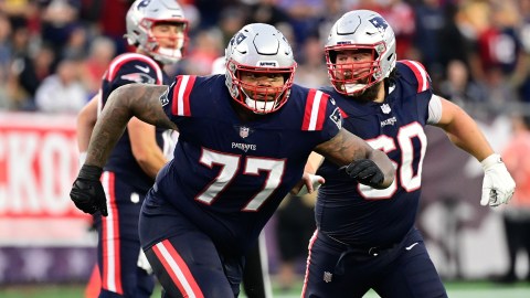 New England Patriots offensive tackle Trent Brown