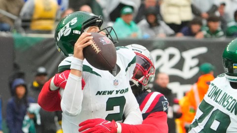 New York Jets quarterback Zach Wilson and New England Patriots linebacker Matthew Judon