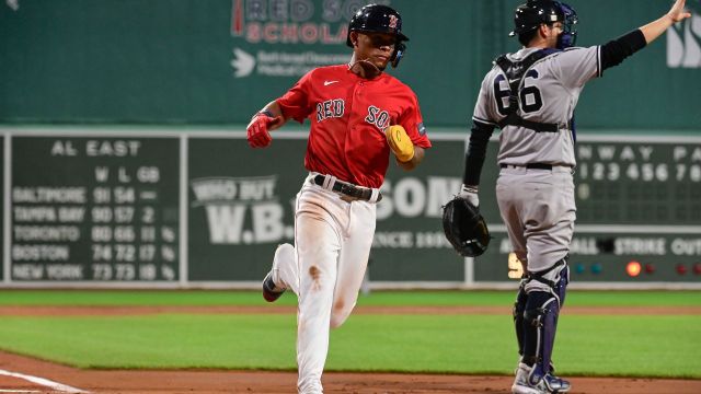 Boston Red Sox shortstop Ceddanne Rafaela