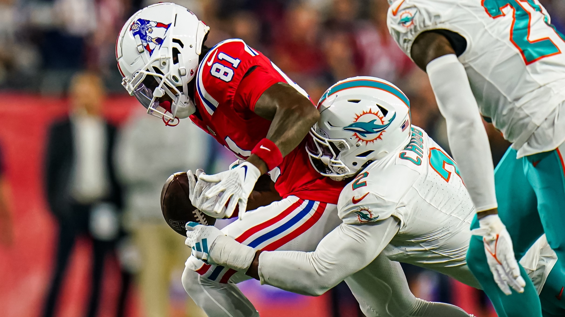 Why Demario Douglas was benched by Patriots vs. Dolphins, Bill