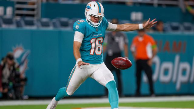 Miami Dolphins punter Jake Bailey