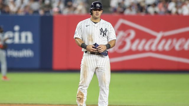 New York Yankees outfielder Jasson Dominguez