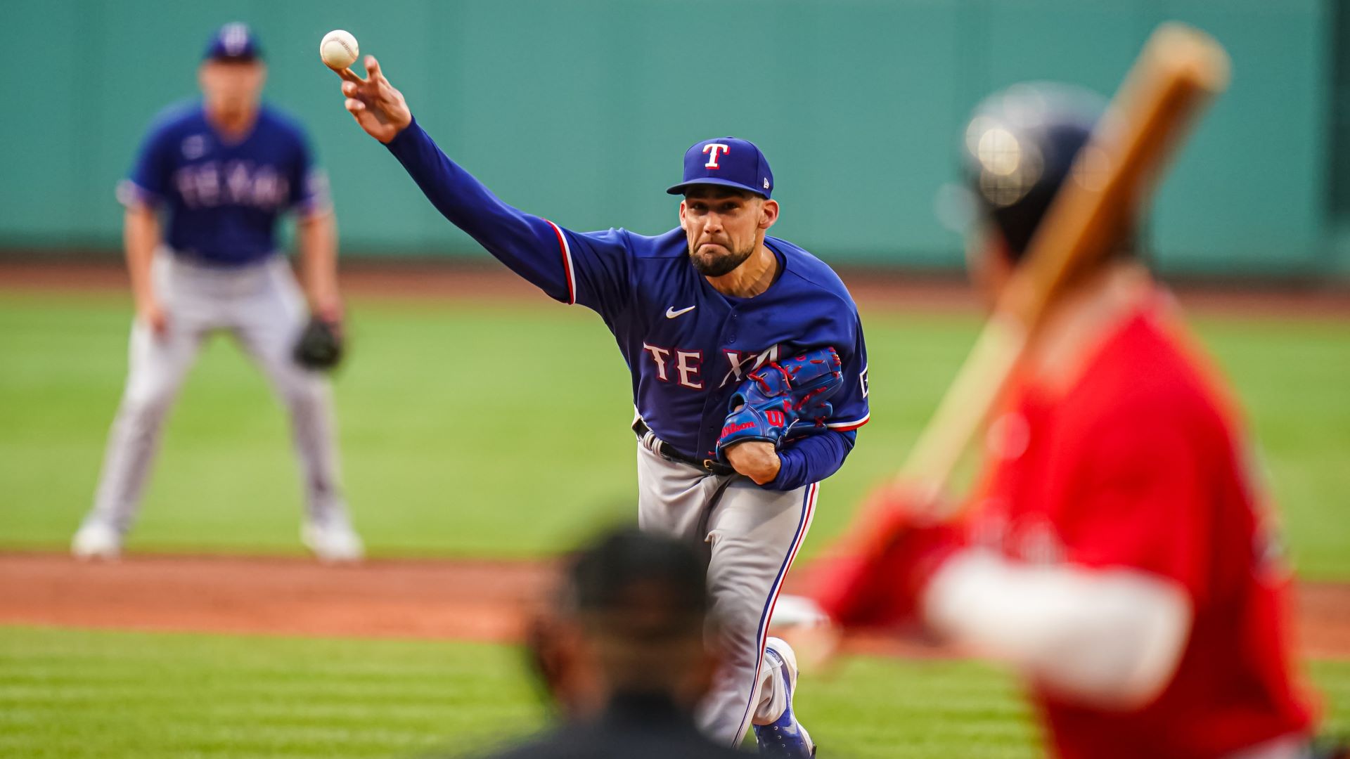 Red Sox walk eight batters, lose 6-4 to Eovaldi, Rangers – Boston Herald