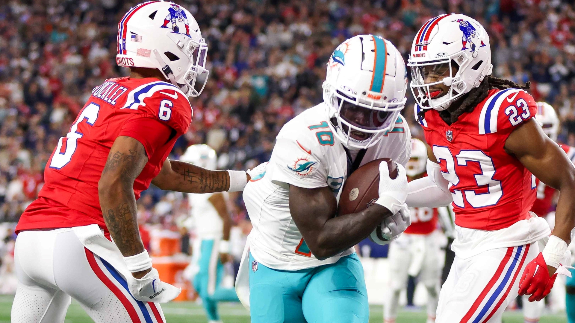 Miami Dolphins 24-17 New England Patriots NFL 2023 Summary and Touchdowns