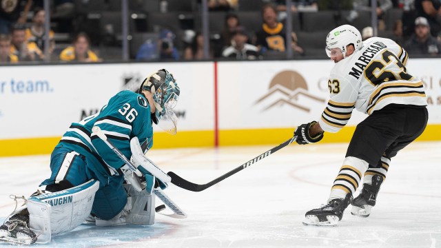 Brad Marchand Game Preview: Bruins vs. Sharks