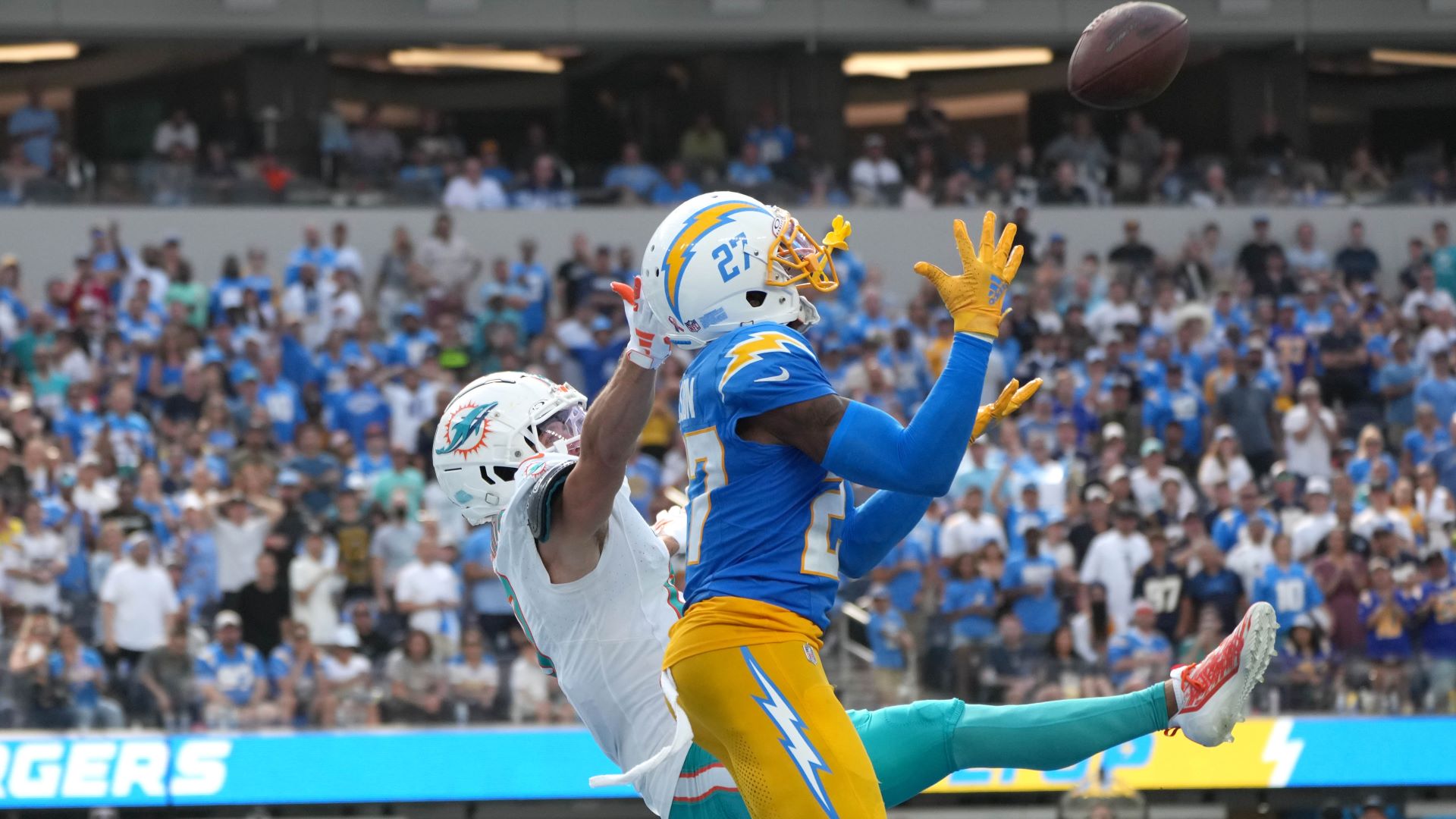 Chargers vs. Dolphins TV schedule: Start time, TV channel, live stream,  odds for Week 1 - Bolts From The Blue