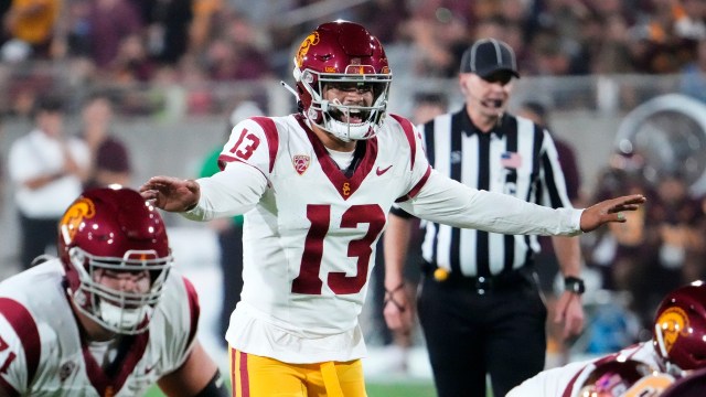 USC Trojans quarterback Caleb Williams