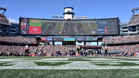 A general view of Gillette Stadium