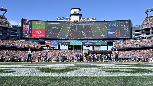 A general view of Gillette Stadium