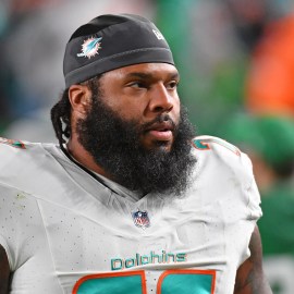 Miami Dolphins offensive tackle Isaiah Wynn