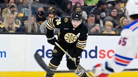 Boston Bruins forward Jake DeBrusk