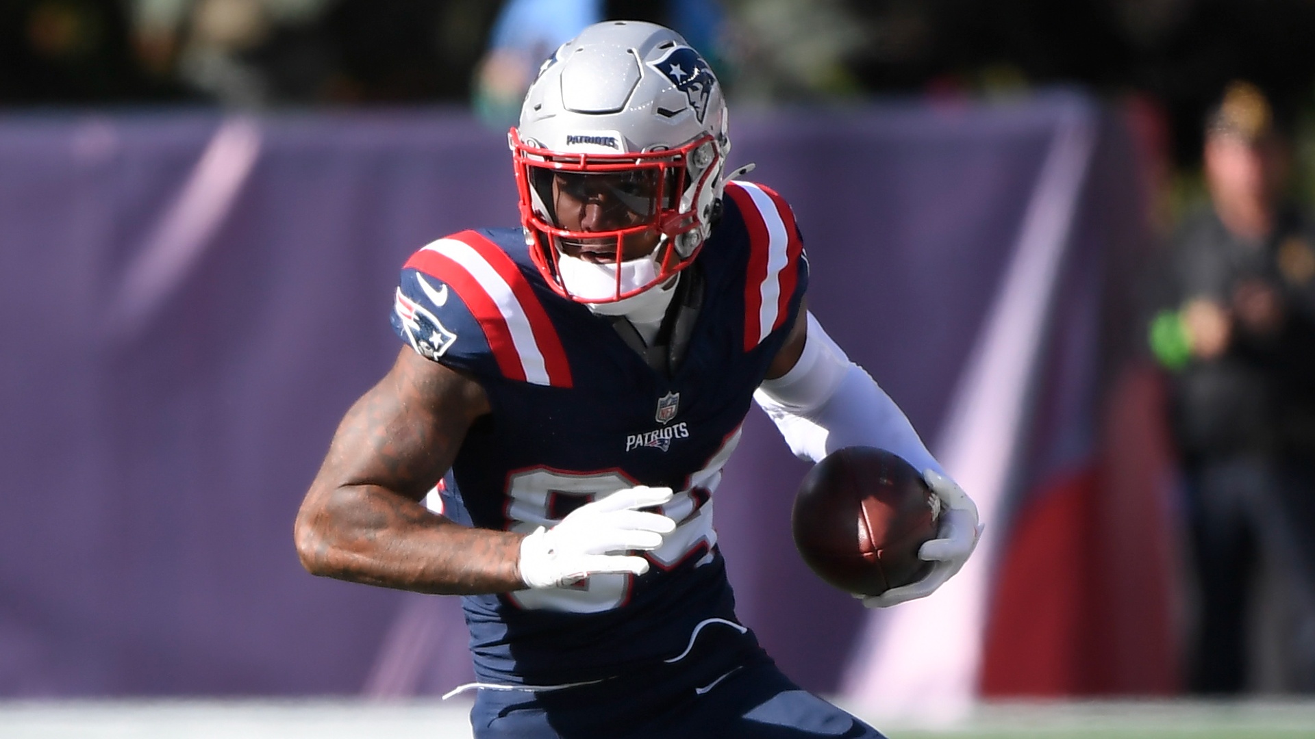 Kendrick Bourne responded to criticism of Patriots wide receivers