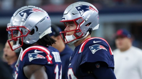 Jets End Zones In Rough Shape Vs. Patriots At MetLife Stadium