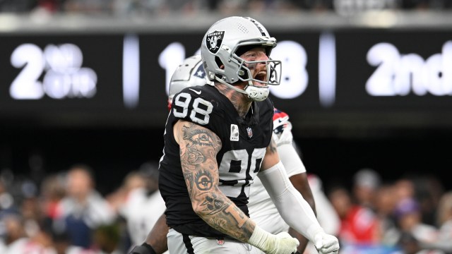 Las Vegas Raiders defensive end Maxx Crosby