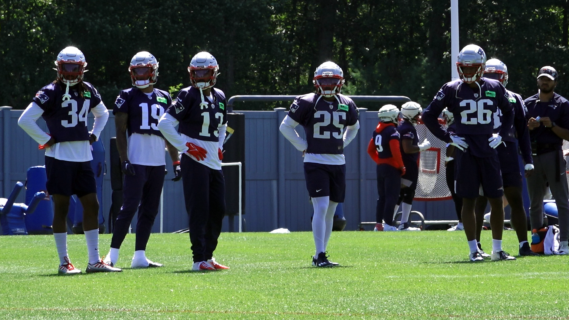 Patriots' Lawrence Guy on the field at training camp amid ongoing