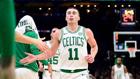 Marcus Smart - Boston Celtics - White Playoffs Game-Worn Jersey - 2016-17  Season