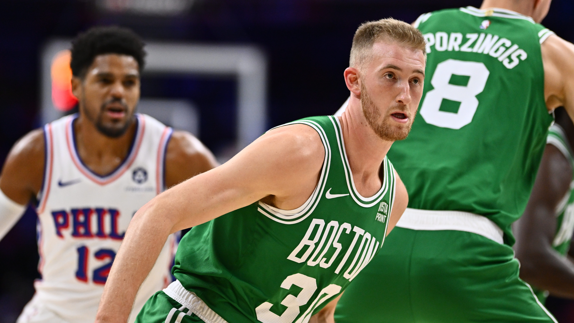 Celtics re-signing Sam Hauser to three-year deal, bringing back